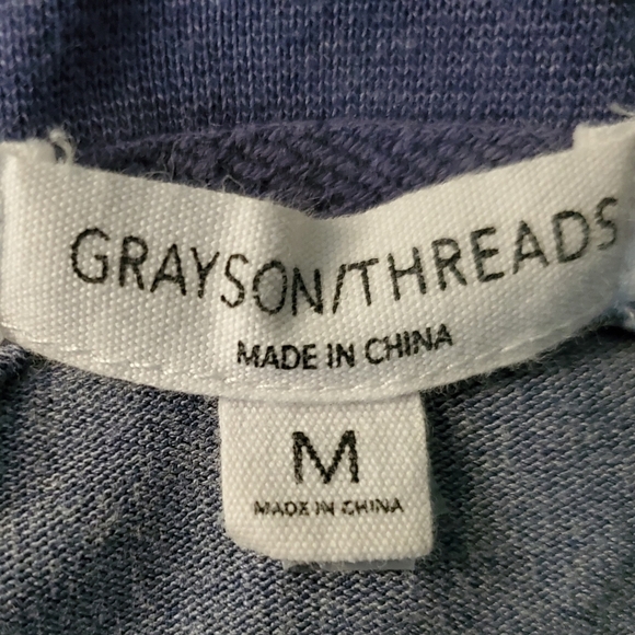 Blue Long Sleeved Graphic Tee - Picture 2 of 7